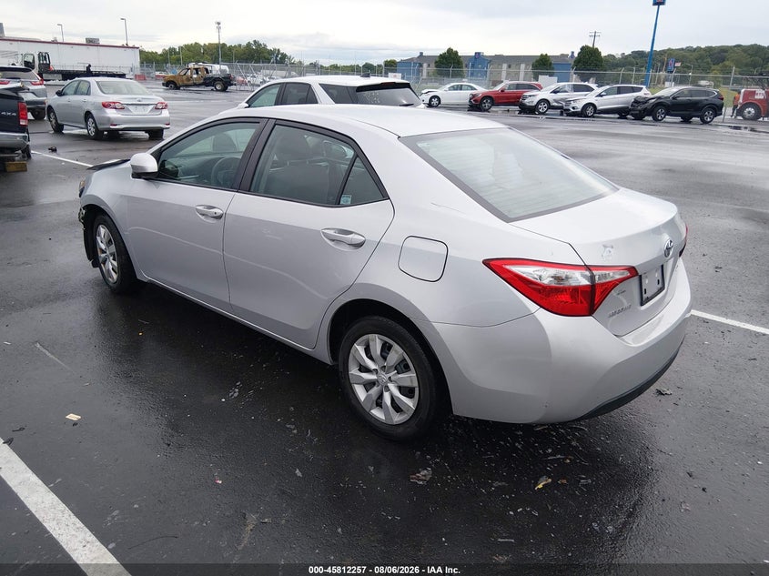 Vin: 2t1burhe1gc543827, lot: 46311103, toyota corolla le 20163