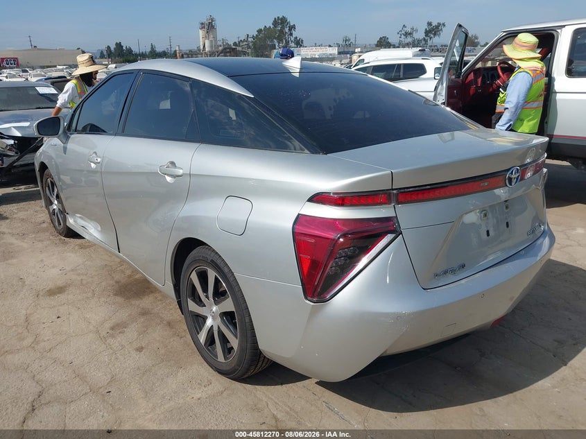Vin: jtdbvrbd6ha001335, lot: 46311116, toyota mirai 20173