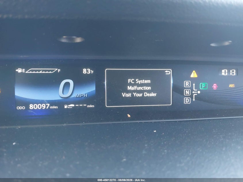 2017 TOYOTA MIRAI auction photo 7