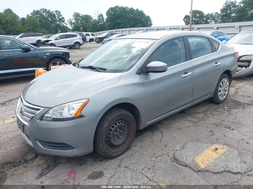 Vin: 3n1ab7ap6ey253214, lot: 46311126, nissan sentra s 20142