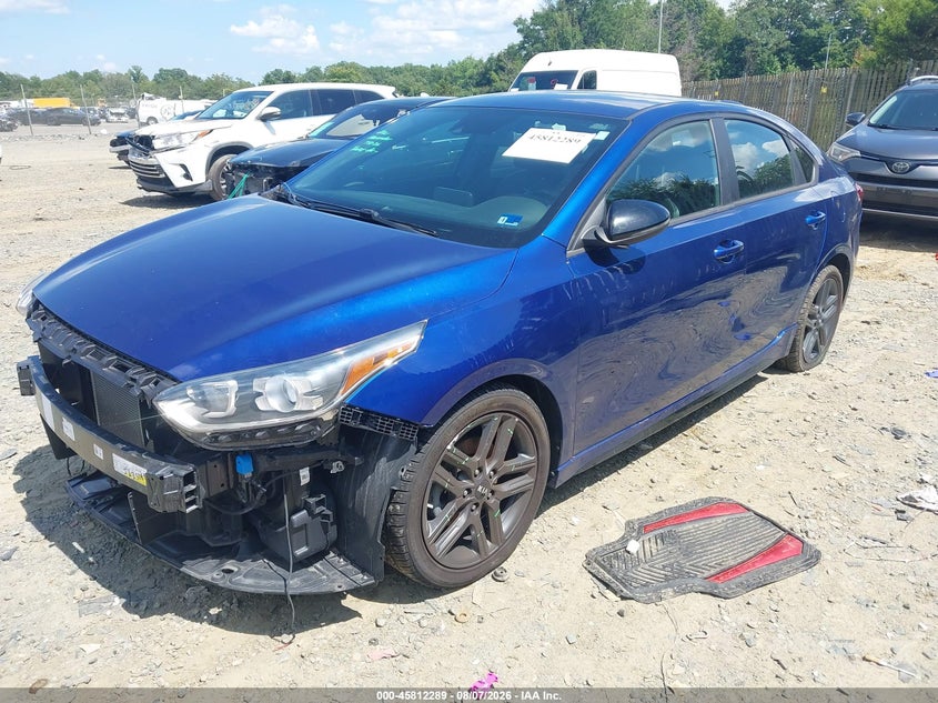 Vin: 3kpf34ad5me274852, lot: 46311135, kia forte gt-line 20212