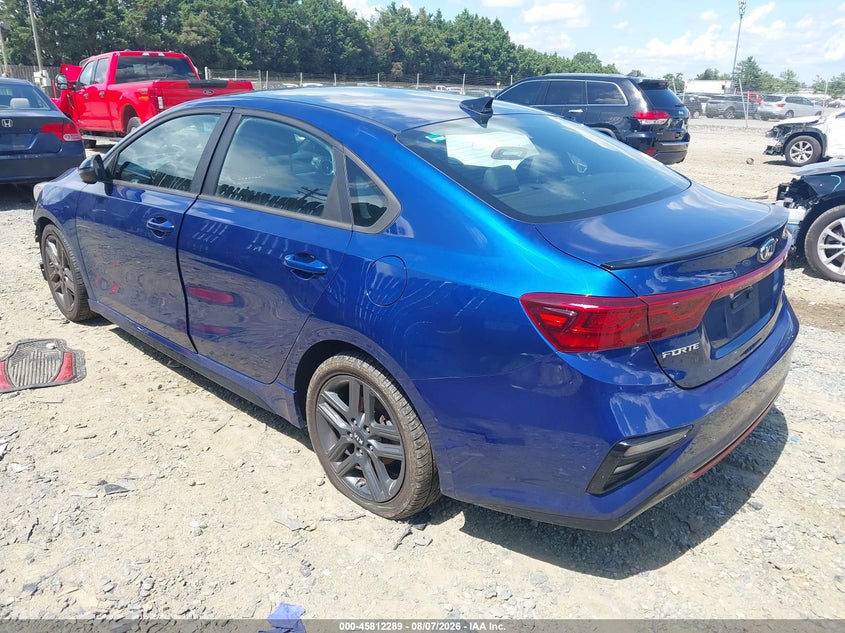 Vin: 3kpf34ad5me274852, lot: 46311135, kia forte gt-line 20213