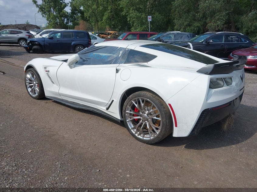 Vin: 1g1yp2d61g5600282, lot: 46311140, chevrolet corvette z06 20163