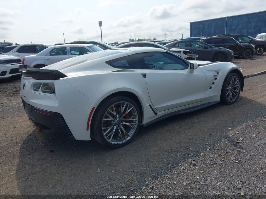 Vin: 1g1yp2d61g5600282, lot: 46311140, chevrolet corvette z06 20164