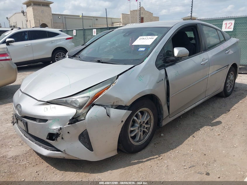Vin: jtdkbrfu1j3589108, lot: 46311145, toyota prius two 20182
