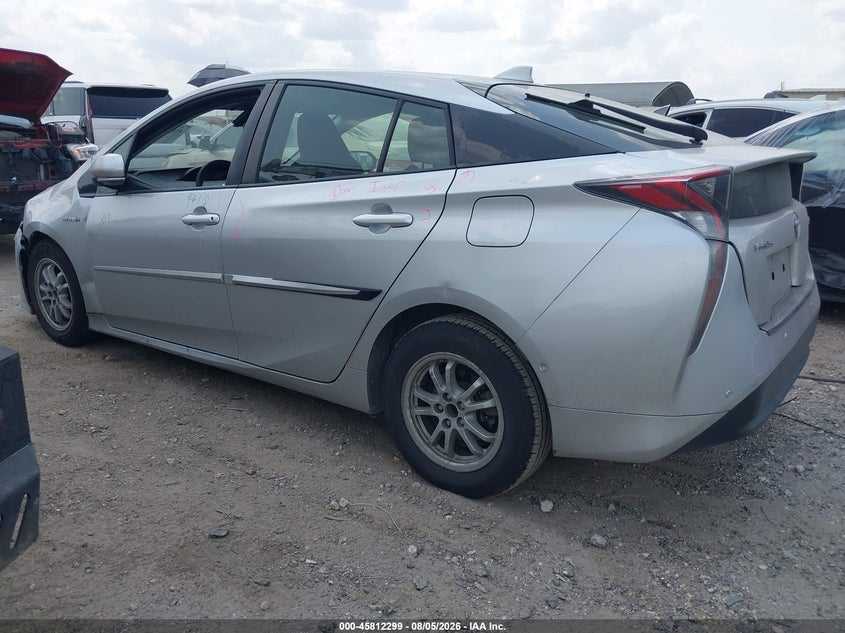 Vin: jtdkbrfu1j3589108, lot: 46311145, toyota prius two 20183