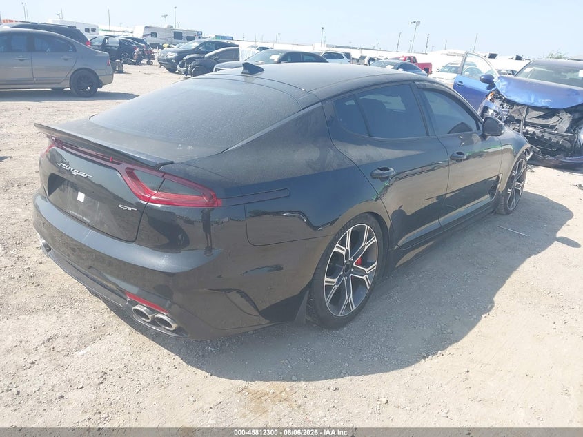Vin: knae35lc9m6089129, lot: 46311146, kia stinger gt 20214