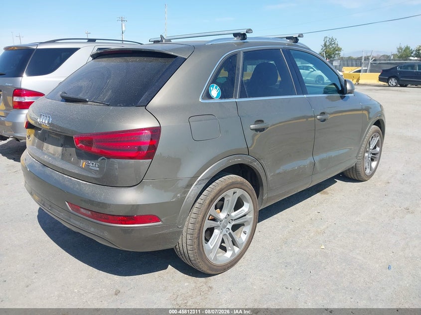 Vin: wa1gfcfsxfr011285, lot: 46311157, audi q3 2.0t premium plus 20154