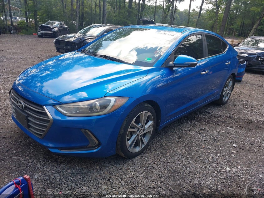 Vin: kmhd84lf2hu359898, lot: 46311185, hyundai elantra limited 20172