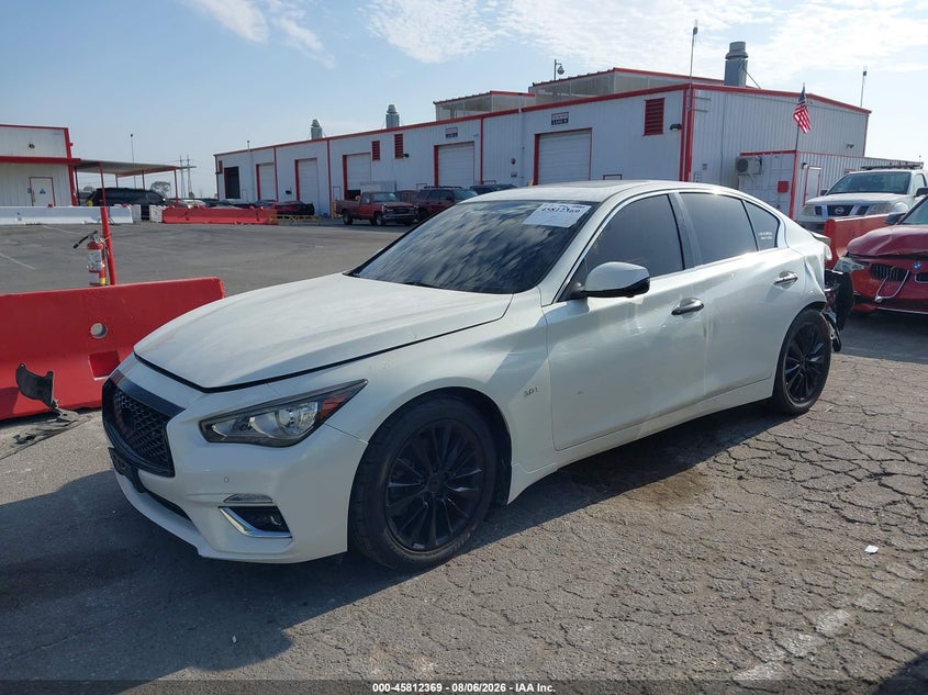 Vin: jn1ev7ap8jm352154, lot: 46311215, infiniti q50 3.0t luxe 20182