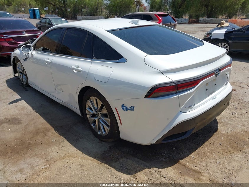 Vin: jtdaaaaa7ma000575, lot: 46311229, toyota mirai xle 20213