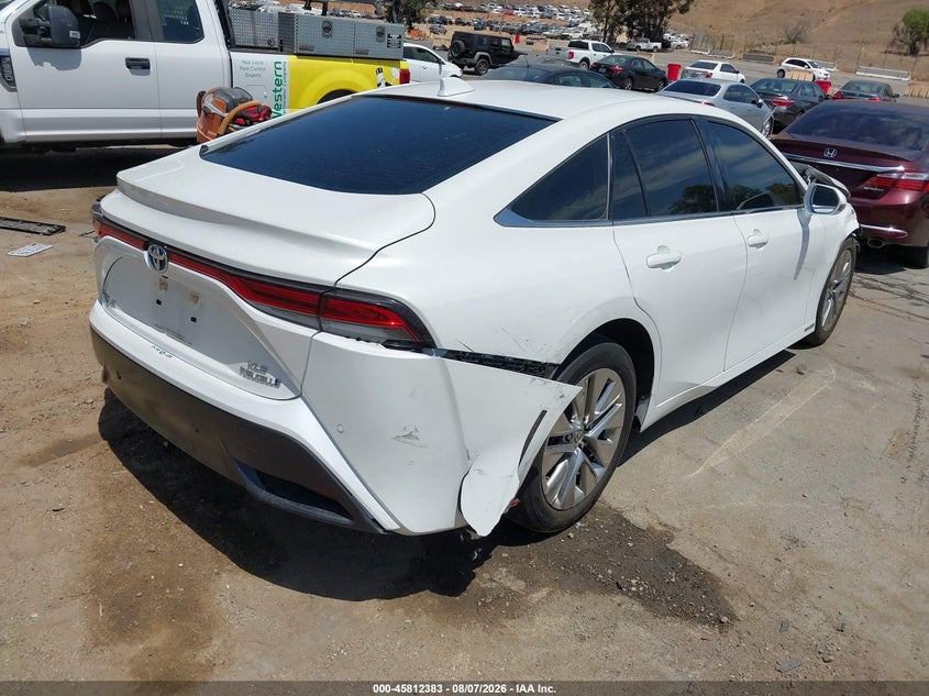 Vin: jtdaaaaa7ma000575, lot: 46311229, toyota mirai xle 20214