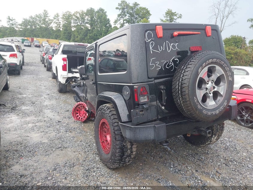 Vin: 1c4ajwbg4hl537253, lot: 46311240, jeep wrangler sahara 20173