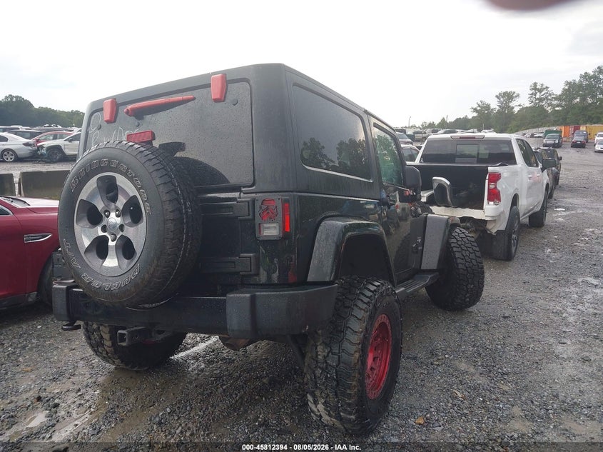Vin: 1c4ajwbg4hl537253, lot: 46311240, jeep wrangler sahara 20174