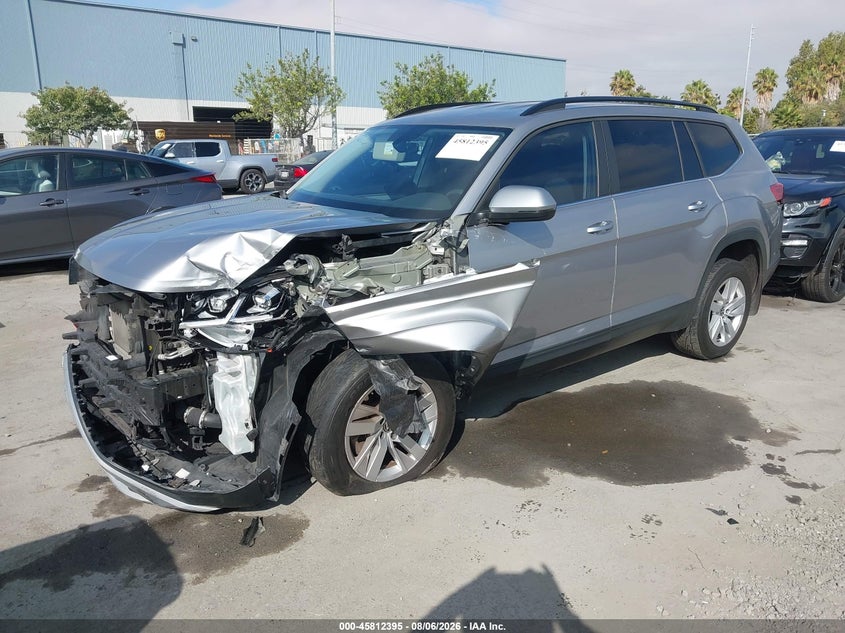 Vin: 1v2ap2ca9mc525268, lot: 46311241, volkswagen atlas 2.0t s 20212