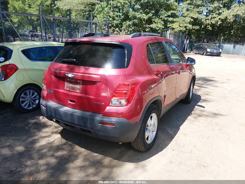 Vin: kl7cjlsb6fb139330, lot: 46311263, chevrolet trax lt 20154