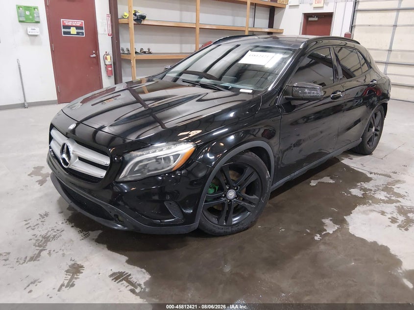 Vin: wdctg4eb8fj182490, lot: 46311267, mercedes-benz gla 250 20152