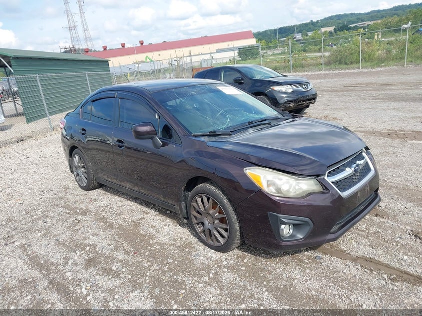 2012 SUBARU IMPREZA auction photo 1