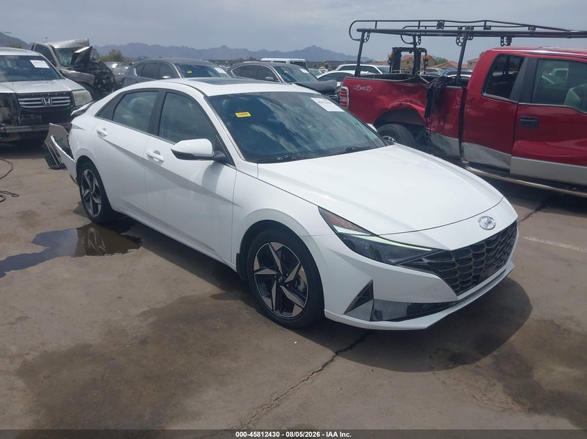 Vin: kmhln4aj4pu087056, lot: 46311276, hyundai elantra hybrid limited 2023 img_1