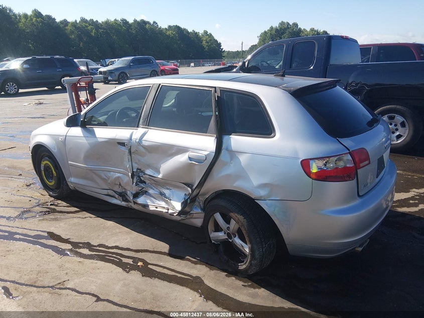 AUDI A3 2007 VIN WAUKD78P07A207335