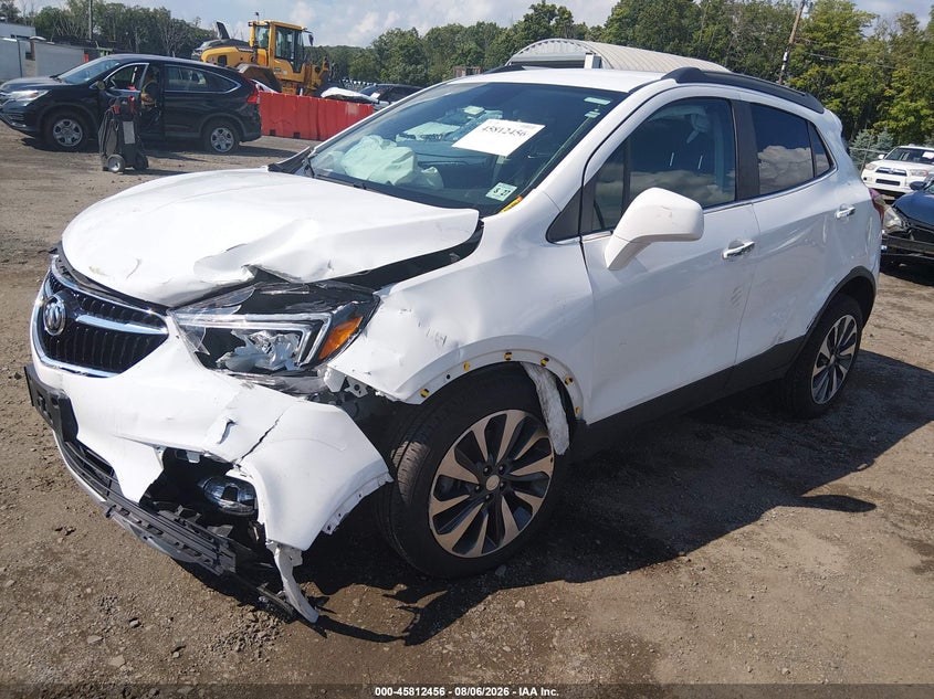 Vin: kl4cjesm5nb509434, lot: 46311302, buick encore awd preferred 20222