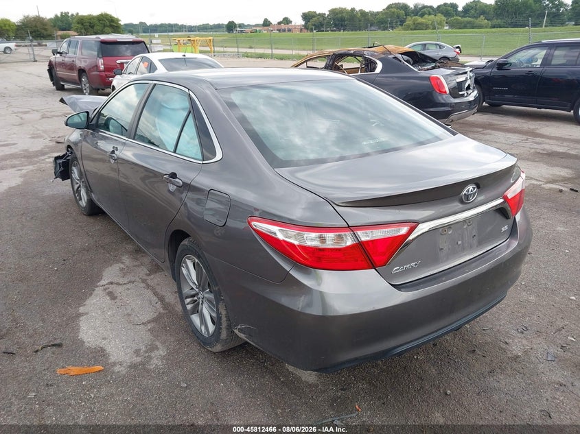 Vin: 4t1bf1fk3gu195712, lot: 46311311, toyota camry se 20163
