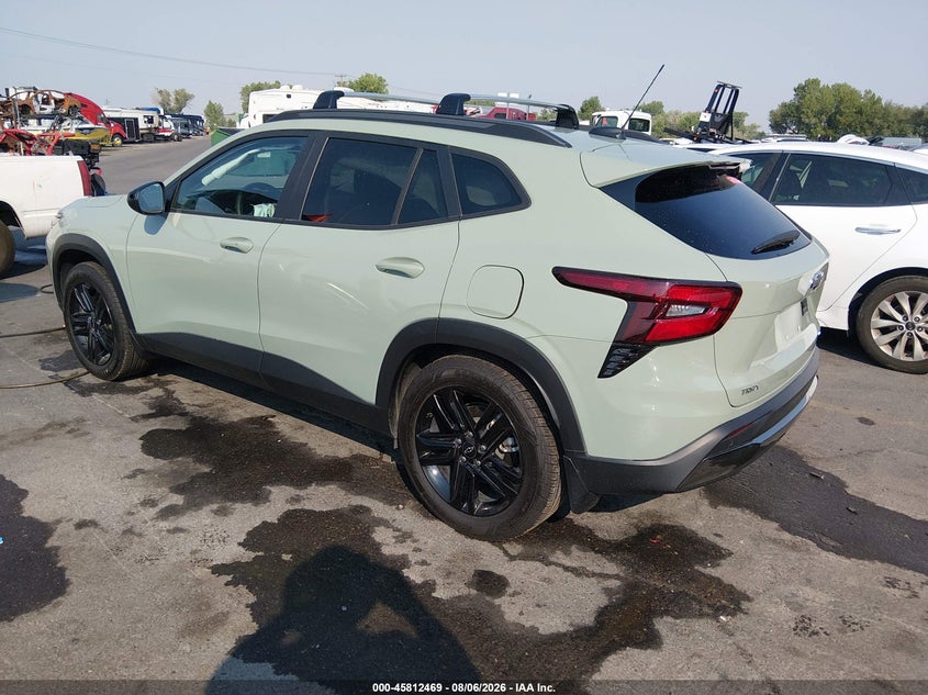 Vin: kl77lkep9sc302991, lot: 46311315, chevrolet trax fwd activ 20253
