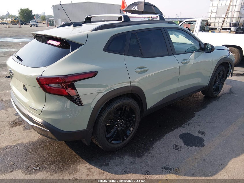 Vin: kl77lkep9sc302991, lot: 46311315, chevrolet trax fwd activ 20254