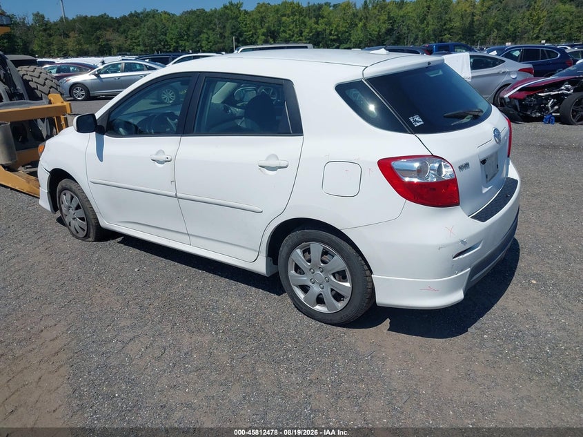 Vin: 2t1ku4ee6ac389338, lot: 46311324, toyota matrix 20103