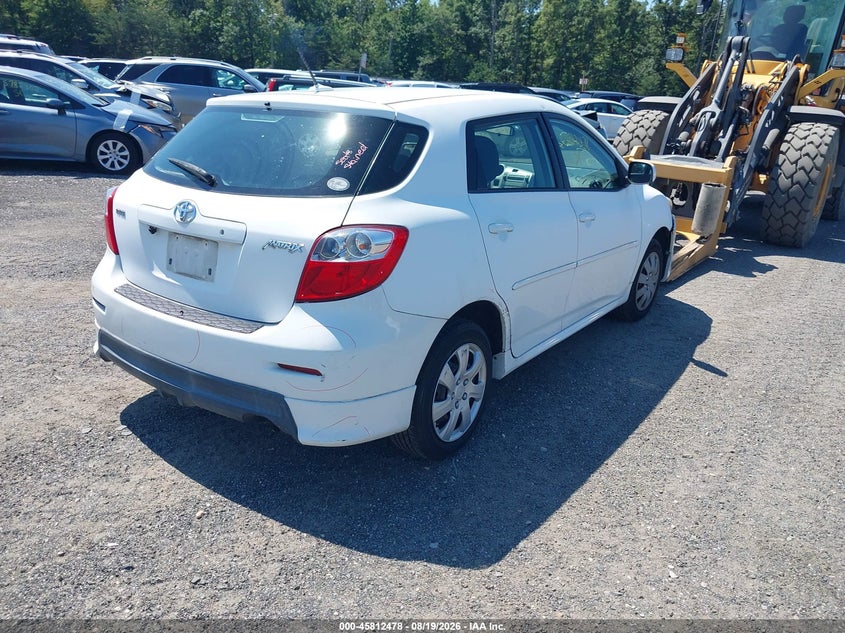 Vin: 2t1ku4ee6ac389338, lot: 46311324, toyota matrix 20104