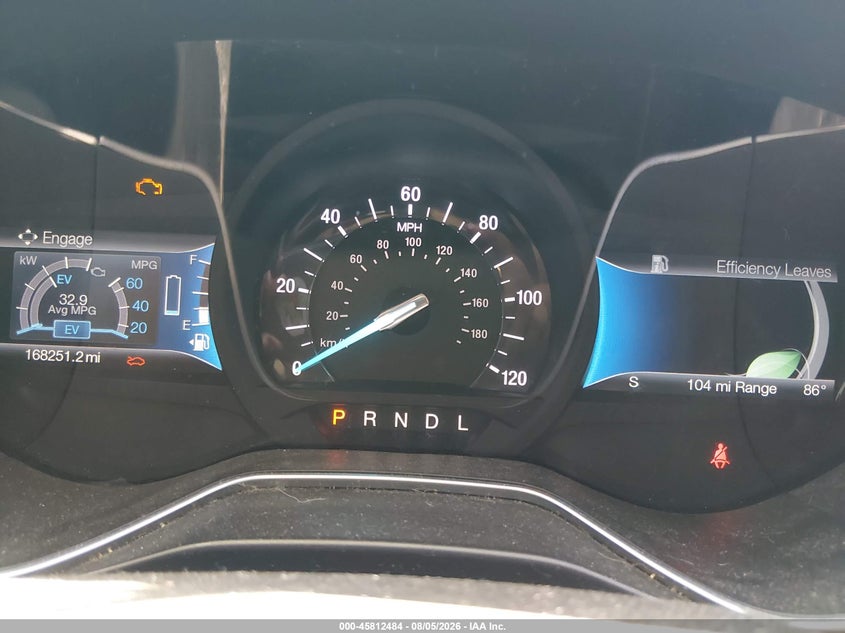 2016 FORD FUSION ENERGI auction photo 7