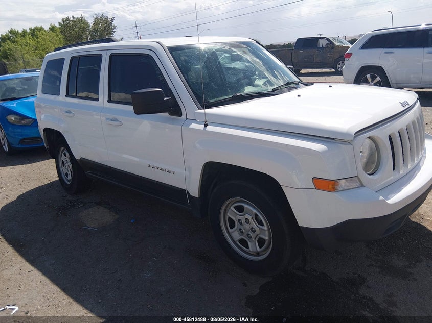 Vin: 1c4njpbbxgd763298, lot: 46311334, jeep patriot sport 2016 img_1