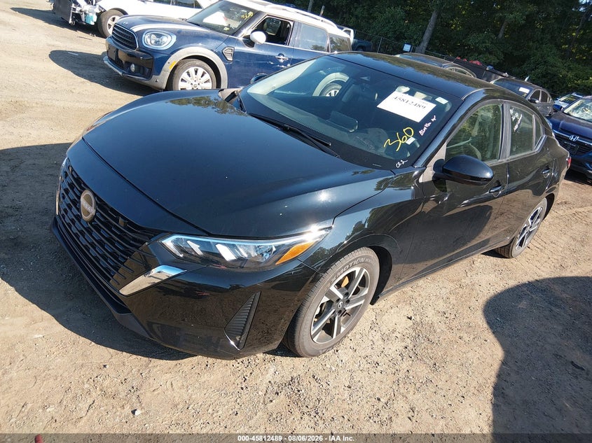 Vin: 3n1ab8cv2ry383871, lot: 46311335, nissan sentra sv xtronic cvt 20242