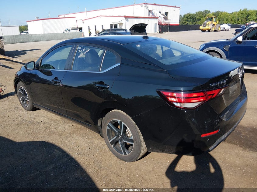 Vin: 3n1ab8cv2ry383871, lot: 46311335, nissan sentra sv xtronic cvt 20243