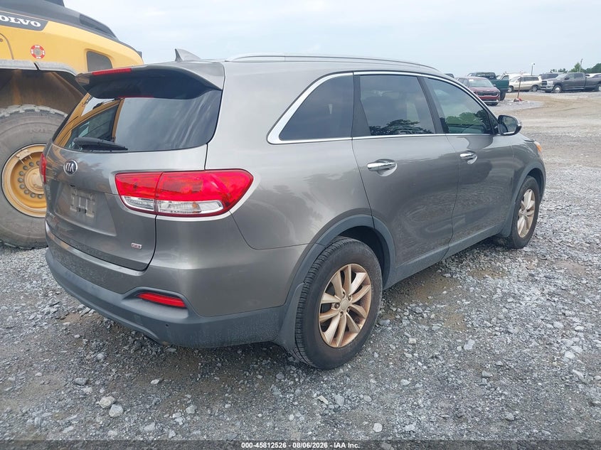 Vin: 5xypg4a35gg102618, lot: 46311372, kia sorento 2.4l lx 20164