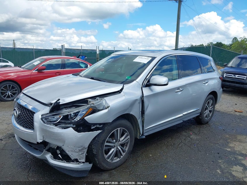 Vin: 5n1dl0mm6lc504850, lot: 46311381, infiniti qx60 pure awd 20202