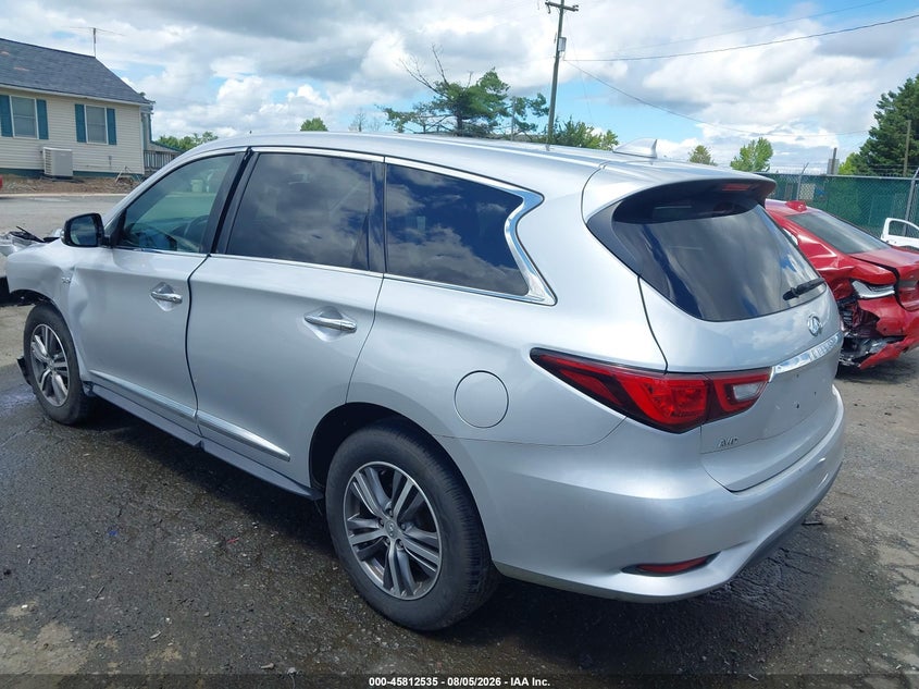 Vin: 5n1dl0mm6lc504850, lot: 46311381, infiniti qx60 pure awd 20203