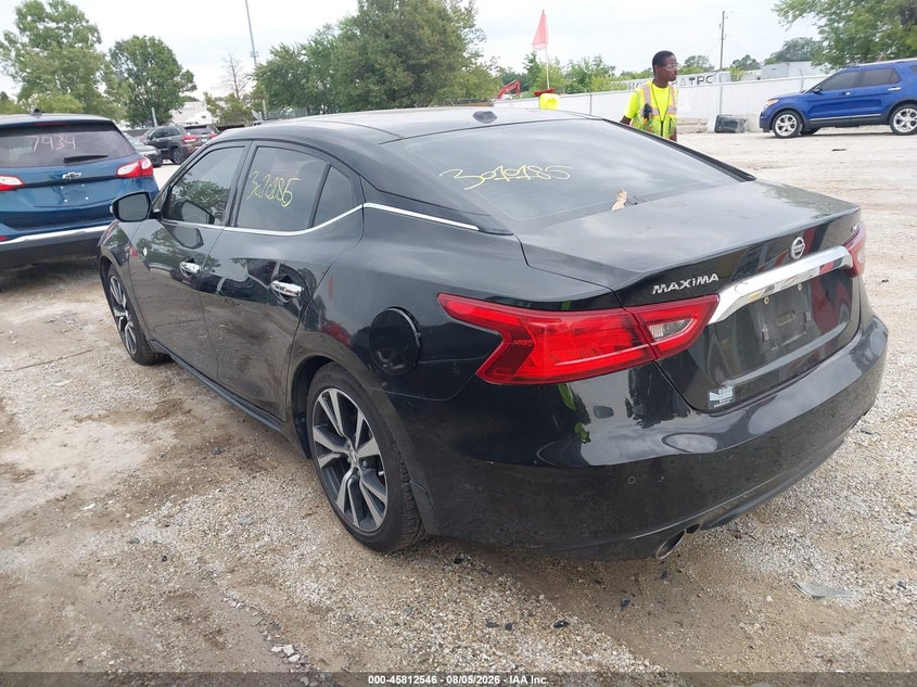 Vin: 1n4aa6ap3gc375802, lot: 46311392, nissan maxima 3.5 platinum 20163