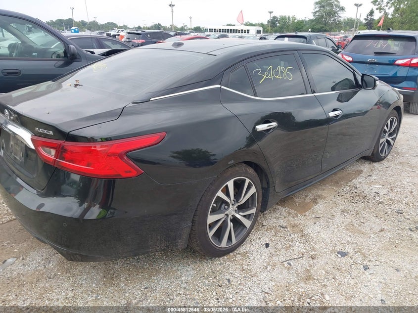 Vin: 1n4aa6ap3gc375802, lot: 46311392, nissan maxima 3.5 platinum 20164