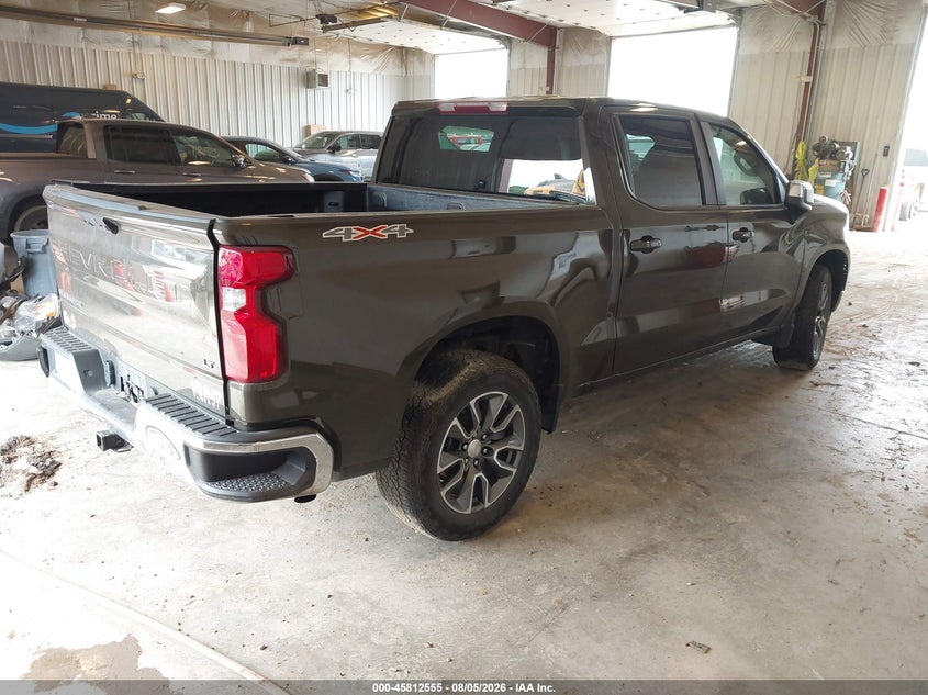 Vin: 1gcpdkekxpz218428, lot: 46311401, chevrolet silverado 1500 4wd  short bed lt with 2fl 20234