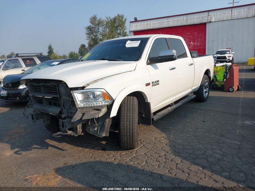 Vin: 1c6rr7vt8hs772410, lot: 46311408, ram 1500 laramie  4x4 6'4 box 20172
