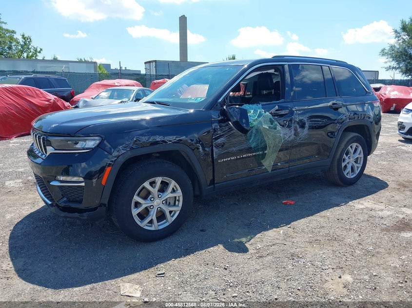 Vin: 1c4rjhbg7pc539074, lot: 46311414, jeep grand cherokee limited 4x4 20232