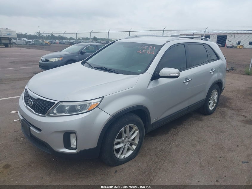 Vin: 5xyktca63eg436797, lot: 46311428, kia sorento lx 20142