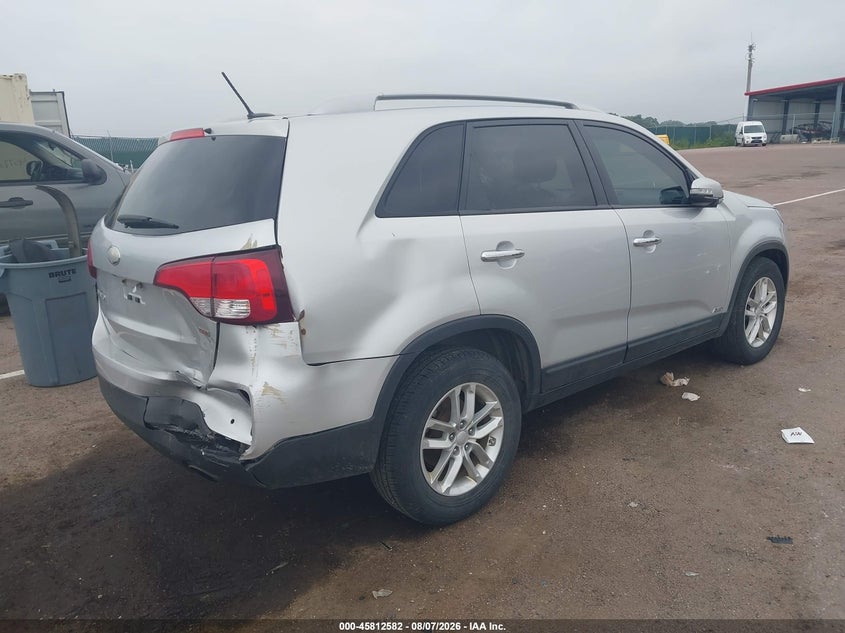 Vin: 5xyktca63eg436797, lot: 46311428, kia sorento lx 20144