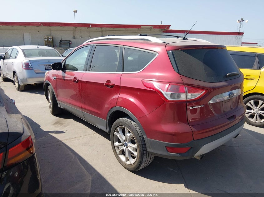Vin: 1fmcu0jx8eub00260, lot: 46311438, ford escape titanium 20143
