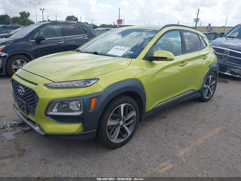 Vin: km8k53a56ju069349, lot: 46311447, hyundai kona ultimate 20182