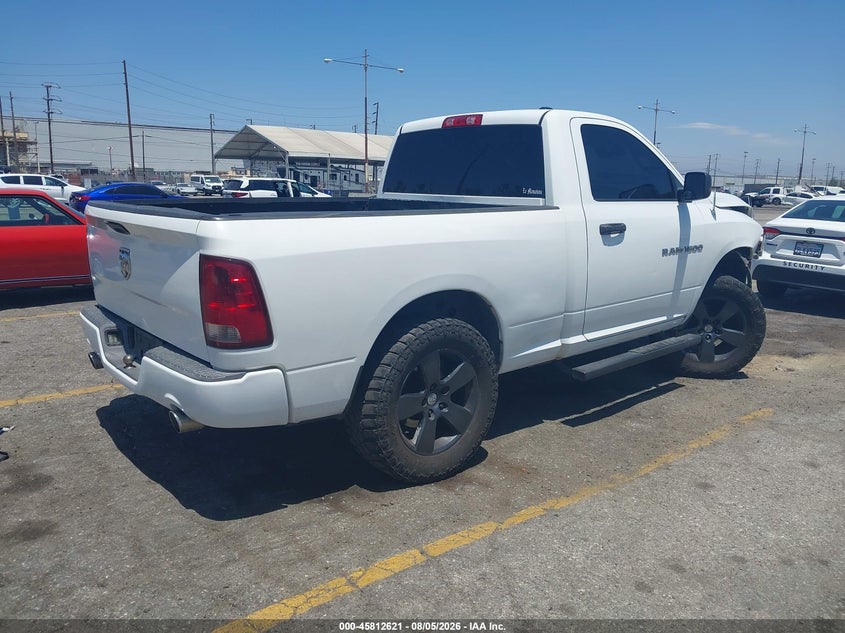 Vin: 3c6jd6atxcg262829, lot: 46311465, ram 1500 st 20124