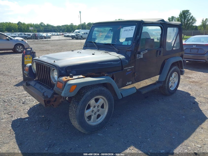 1997 Jeep Wrangler, Normal Wear & Tear, IAAI, VIN 1J4FY19S8VP485218 — photo 2