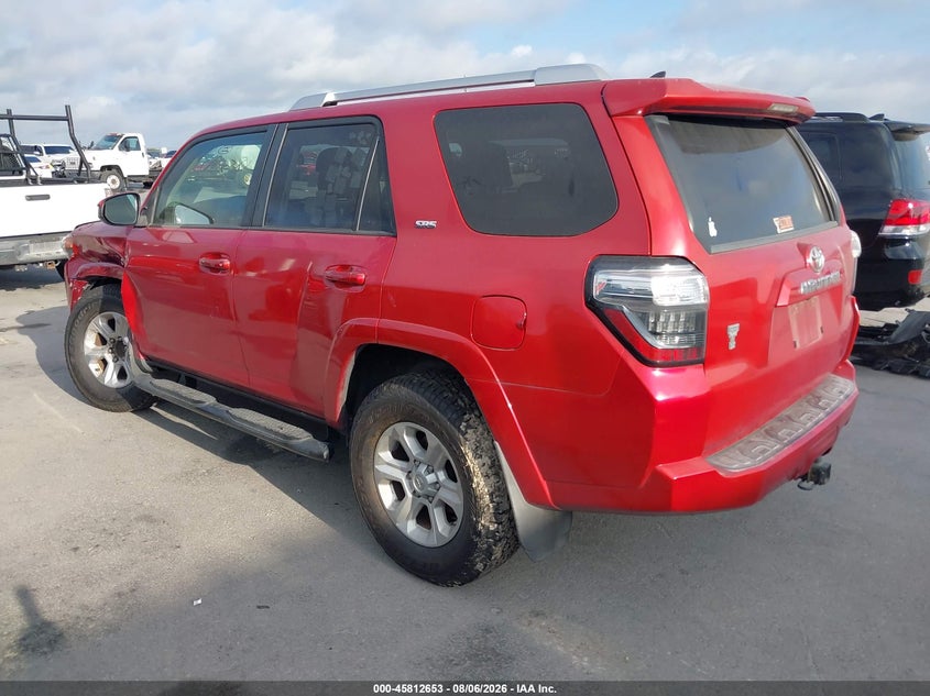 Vin: jtezu5jr5f5092624, lot: 46311499, toyota 4runner sr5 20153