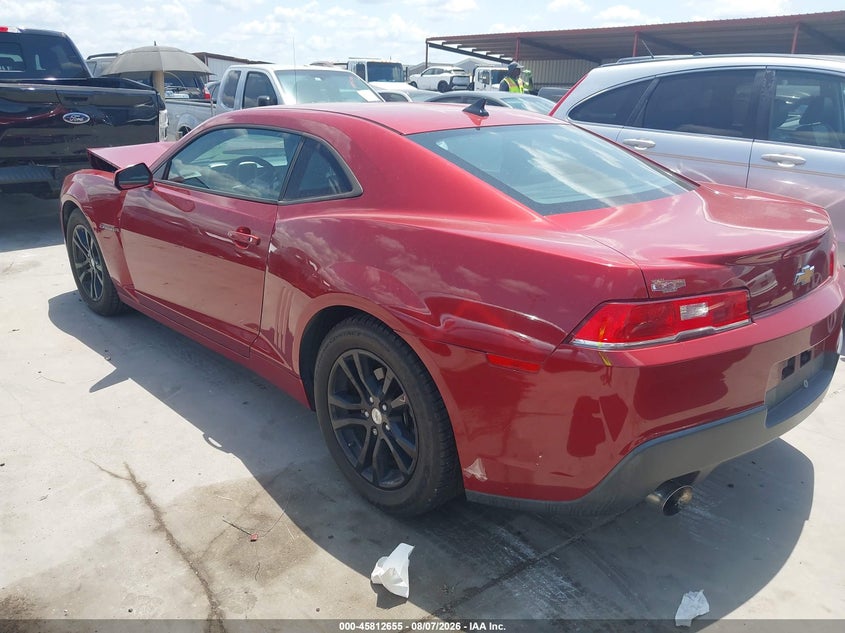Vin: 2g1fb1e38f9307940, lot: 46311501, chevrolet camaro 2ls 20153